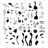 Lil Flamingo (CjS-93) - CJS Medium Stamping Plate